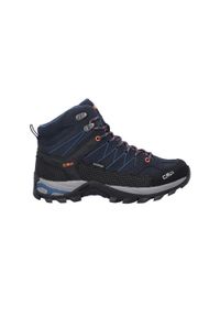 CAMPAGNOLO - Buty trekkingowe męskie CMP Rigel Mid Wp. Kolor: wielokolorowy, niebieski, czarny