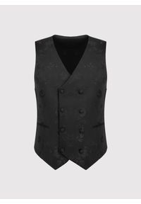 Pako Lorente - PAKO LORENTE - Żakardowa dwurzędowa kamizelka męska. Materiał: żakard. Styl: młodzieżowy, elegancki #4
