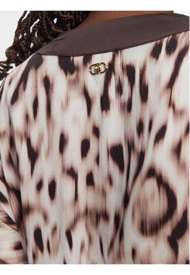 Liu Jo Sport Sukienka codzienna TA5194 TS964 Beżowy Regular Fit. Okazja: na co dzień. Kolor: beżowy. Materiał: syntetyk. Typ sukienki: sportowe, proste. Styl: casual, sportowy