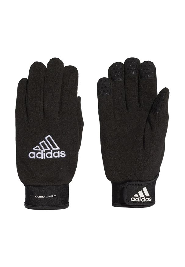Adidas - Rękawice adidas Fieldplayer. Kolor: biały, wielokolorowy, czarny. Materiał: bawełna. Wzór: nadruk