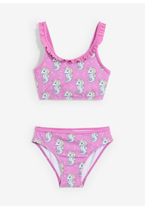 bonprix - Bikini (2 części). Kolor: różowy