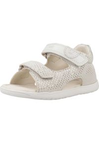 Sandały Geox Model B Sandal Macchia Gir Kolor Biały. Kolor: biały. Materiał: syntetyk. Sezon: lato
