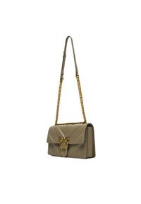 Pinko - PINKO Torebka Love One Classic Light Dc Al 25-26 PLTT 104549 A2OS Szary. Kolor: szary. Materiał: skórzane