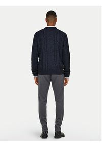 Only & Sons Chinosy 22031061 Szary Slim Fit. Kolor: szary. Materiał: syntetyk