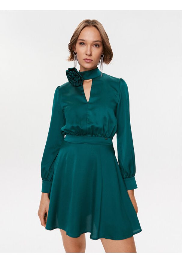 Gaudi Sukienka codzienna 321FD15010 Kolorowy Regular Fit. Okazja: na co dzień. Materiał: syntetyk. Wzór: kolorowy. Typ sukienki: proste. Styl: casual