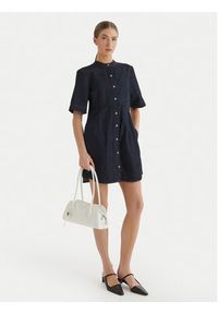 Calvin Klein Jeans Sukienka jeansowa LV047F797G Granatowy Regular Fit. Kolor: niebieski. Materiał: bawełna #5