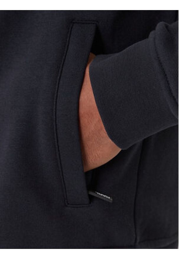 Karl Lagerfeld - KARL LAGERFELD Bluza 705712 561900 Granatowy Regular Fit. Typ kołnierza: dekolt w karo. Kolor: niebieski. Materiał: bawełna