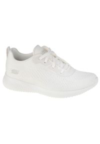 skechers - Buty do chodzenia damskie Skechers Sneaker. Zapięcie: sznurówki. Kolor: biały. Materiał: materiał, tkanina. Szerokość cholewki: normalna. Sport: turystyka piesza