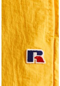 Russell Athletic - Szorty. Kolor: żółty. Materiał: poliester, materiał. Wzór: gładki #2
