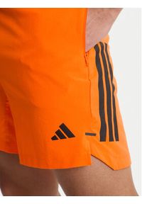 Adidas - adidas Szorty sportowe D4T PrimeLift 3 Stripes KA1197 Pomarańczowy Regular Fit. Kolor: pomarańczowy. Materiał: syntetyk #3