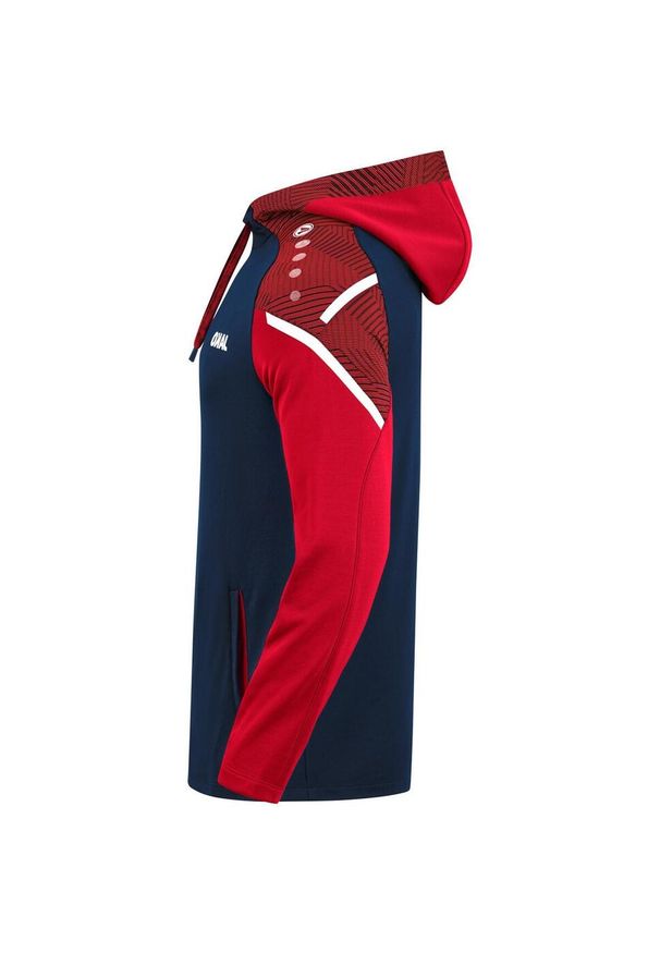 Bluza dresowa z kapturem Jako Performance. Typ kołnierza: kaptur. Kolor: wielokolorowy, niebieski, czerwony. Materiał: dresówka