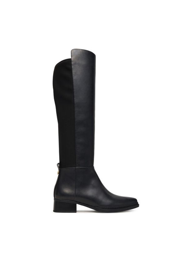 MICHAEL Michael Kors Muszkieterki Lex 40F5LXMB5L Czarny. Kolor: czarny. Materiał: skóra