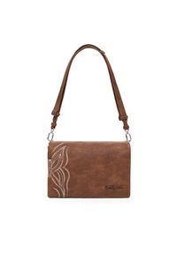 Desigual Torebka 25SAXP86 Brązowy. Kolor: brązowy. Materiał: skórzane #5