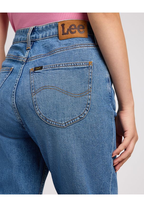 Lee - LEE DAMSKIE SPODNIE JEANSOWE CAROL HIT OF BLUE 112350789