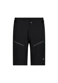 Szorty z siatkową bielizną CMP. Kolor: czarny. Sport: kolarstwo #1