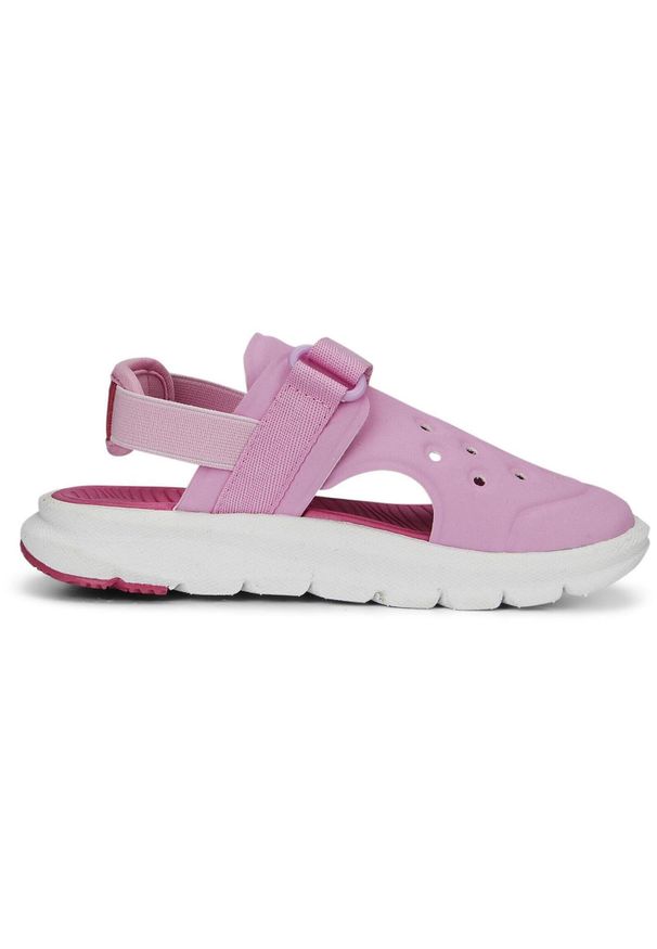 Buty do chodzenia dla dzieci Puma Evolve AC PS. Zapięcie: rzepy. Kolor: różowy. Materiał: materiał, syntetyk