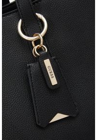 Guess - GUESS Czarna damska shopperka Meridian Girlfriend. Kolor: czarny. Materiał: skórzane. Styl: elegancki, casual #7