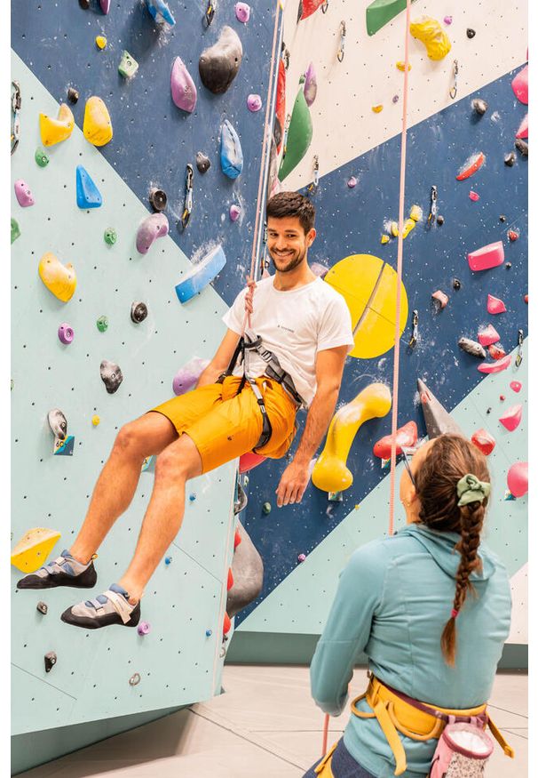 SIMOND - Spodenki wspinaczkowe męskie Simond Vertika. Kolor: brązowy. Materiał: poliester, bawełna, materiał, elastan. Sport: turystyka piesza