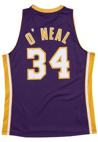 Koszulka męska koszykarska Mitchell & Ness Los Angeles Lakers NBA Lakers O`Neal. Kolor: fioletowy