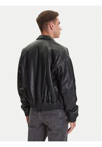 Karl Lagerfeld Jeans Kurtka z imitacji skóry A3M15035 Czarny Regular Fit. Kolor: czarny. Materiał: skóra #5