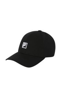 Czapka z daszkiem Fila Botad F-box 6 Panel. Kolor: czarny, szary, wielokolorowy. Materiał: tkanina, bawełna