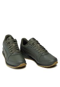 Puma Sneakersy St Runer V3 L 384855 16 Zielony. Kolor: zielony. Materiał: skóra #7