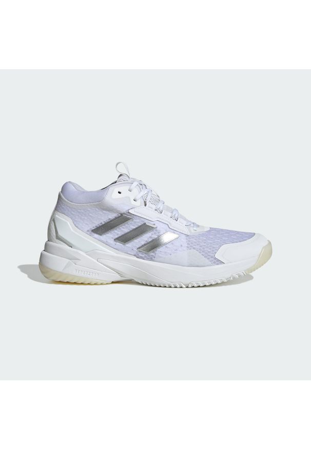 Adidas - Buty halowe Crazyflight 6 Mid. Kolor: szary, czarny, wielokolorowy, biały. Sport: siatkówka, piłka ręczna