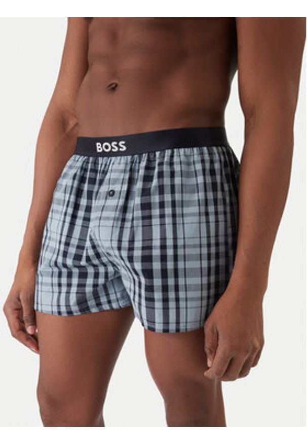 BOSS Komplet bokserek 50535781 Niebieski. Kolor: niebieski. Materiał: bawełna