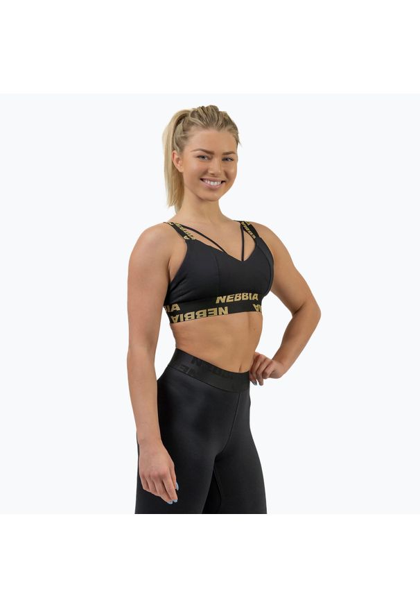 NEBBIA - Biustonosz JOYINME Goddess. Kolor: czarny. Sport: fitness