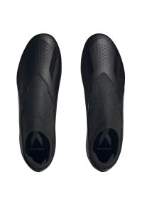 Adidas - Buty adidas X Crazyfast.3 Ll Fg M GY7427 czarne. Kolor: czarny. Materiał: materiał, syntetyk. Szerokość cholewki: normalna