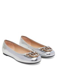 Pinko - PINKO Baleriny Gioia 03 SD0295 P049 Srebrny. Kolor: srebrny. Materiał: skóra #5
