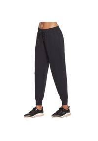 skechers - Spodnie sportowe damskie Skechers Restful Jogger Pant. Kolor: czarny. Materiał: dresówka