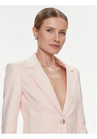 Marciano Guess Marynarka Francesca 4RGN04 9913Z Różowy Regular Fit. Kolor: różowy. Materiał: syntetyk, bawełna #5