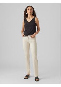 Vero Moda Jeansy Daf 10289168 Écru Straight Fit #6