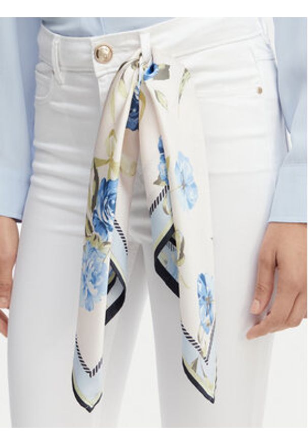 Guess Jeansy W5GA91 W93CM Biały Skinny Fit. Kolor: biały
