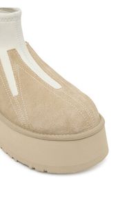 Ugg Śniegowce W Classic Mini Dipper Sunwave 1167591 Beżowy. Kolor: beżowy. Materiał: zamsz, skóra #3