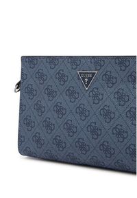 Guess Saszetka HMMILO P6157 Granatowy. Kolor: niebieski. Materiał: skóra #5