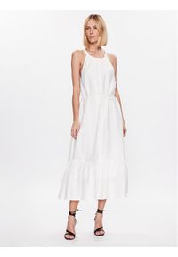Bruuns Bazaar Sukienka letnia Cyclamen Cate BBW3297 Biały Regular Fit. Kolor: biały. Materiał: wiskoza. Sezon: lato #1