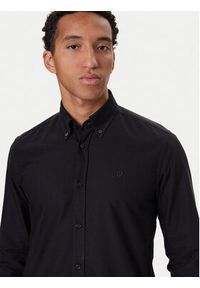 BOSS Koszula H-Roan 50544917 Czarny Slim Fit. Kolor: czarny. Materiał: bawełna #4