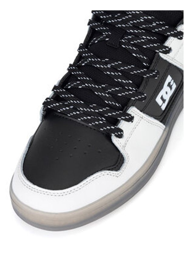 DC Sneakersy CURE HI TOP ADYS400072-BCA Czarny. Kolor: czarny. Materiał: skóra