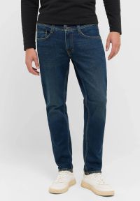 Męskie Spodnie Jeansowe Mustang Style Oregon Slim Denim Blue 1016799 5000 774 #1