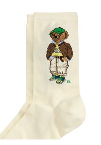 Polo Ralph Lauren Skarpety Wysokie Męskie 455982926001 Écru. Materiał: materiał, bawełna #3
