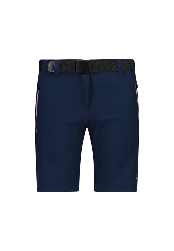 Szorty bermudzkie dla dziewczynki CMP. Kolor: niebieski. Sport: turystyka piesza