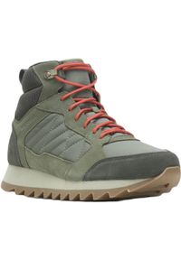 Buty trekkingowe Męskie Merrell Alpine Sneaker 2 Mid Polar Waterproof. Kolor: zielony. Materiał: polar