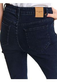 TOP SECRET - Spodnie jeansowe damskie rozszerzane 7/8. Okazja: na co dzień. Stan: podwyższony. Kolor: niebieski. Materiał: jeans. Sezon: wiosna. Styl: casual #8