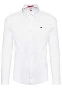 Tommy Jeans Koszula Oxford DM0DM09594 Biały Slim Fit. Kolor: biały. Materiał: bawełna #2