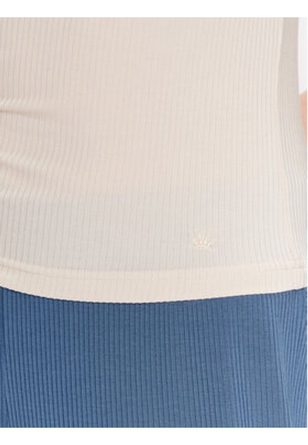 Triumph Koszulka piżamowa Natural Spotlight Camisole 10214842 Écru Regular Fit. Materiał: lyocell