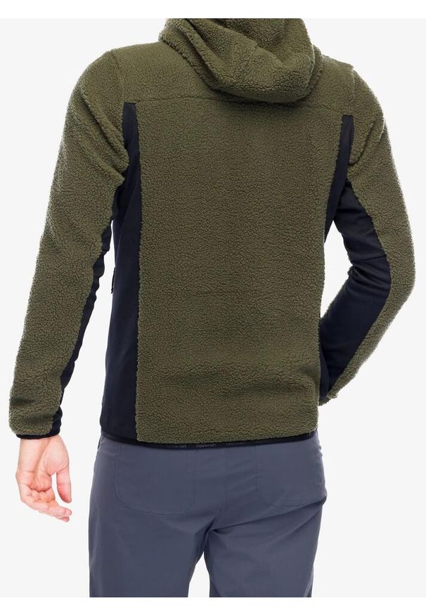 Kurtka polarowa męska Hannah Kodiak Hoody. Kolor: zielony. Materiał: polar