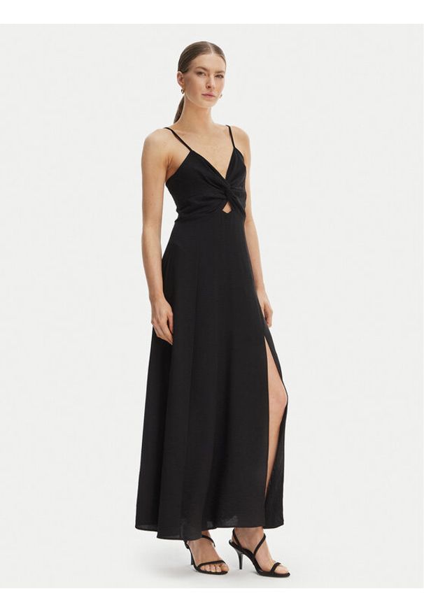 Morgan Sukienka letnia 251-RCOCO.F Czarny Regular Fit. Kolor: czarny. Materiał: syntetyk. Sezon: lato