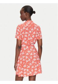 Tommy Jeans Sukienka koszulowa DW0DW21353 Pomarańczowy Relaxed Fit. Kolor: pomarańczowy. Materiał: wiskoza. Typ sukienki: koszulowe #4